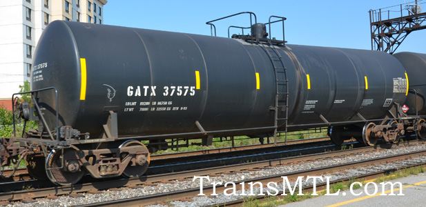 Car/wagon GATX37575 left side / coté droit